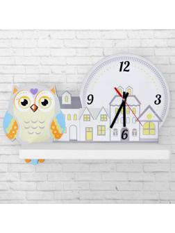 Полка с часами 