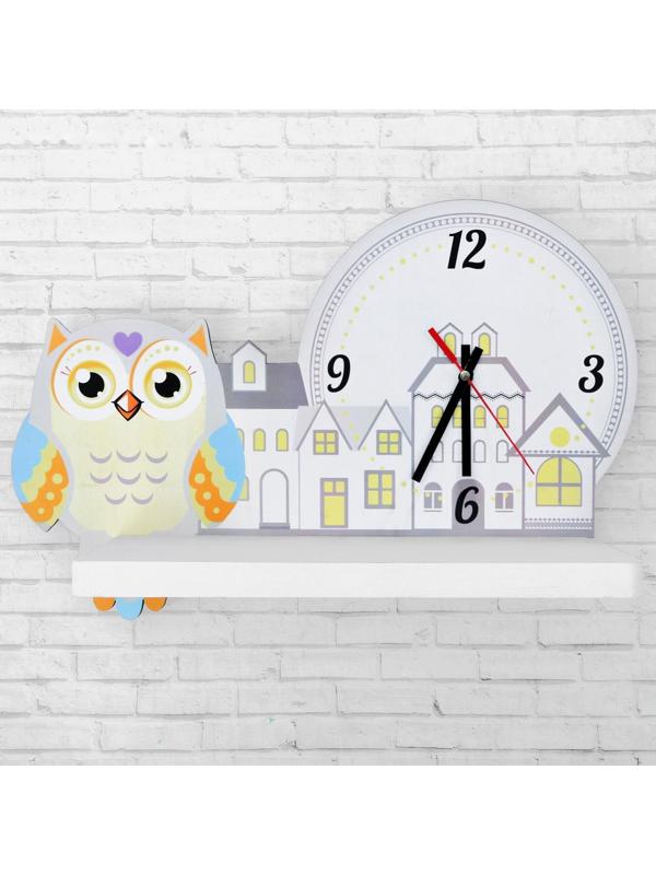 Полка с часами 