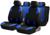Авточехлы TORSO Premium универсальные, 9 предметов, чёрно-синий AV-36