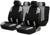 Авточехлы TORSO Premium универсальные, 9 предметов, чёрно-серый AV-37