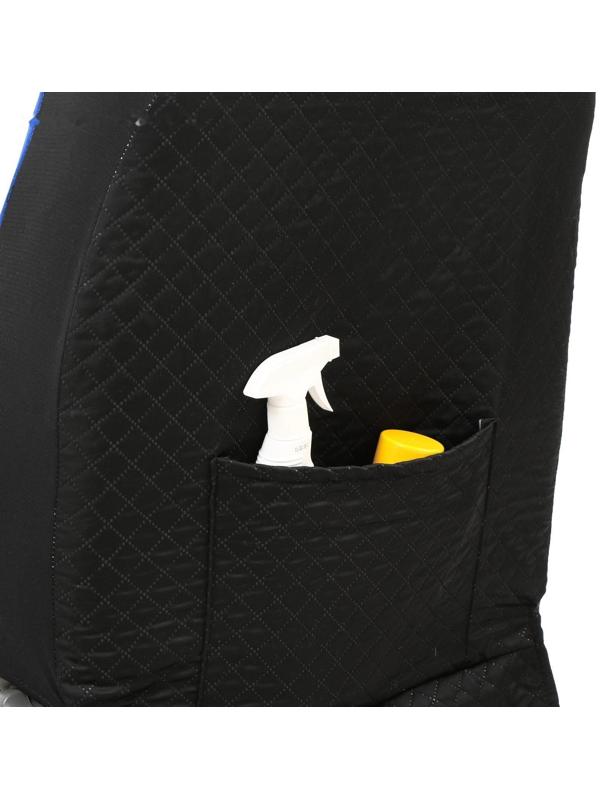 Авточехлы TORSO Premium универсальные, 9 предметов, чёрно-серый AV-37