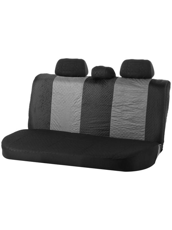 Авточехлы TORSO Premium универсальные, 9 предметов, чёрно-серый AV-37