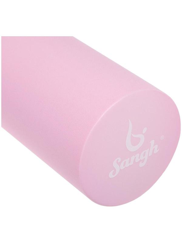 Роллер для йоги 45 х 14 см, цвет розовый