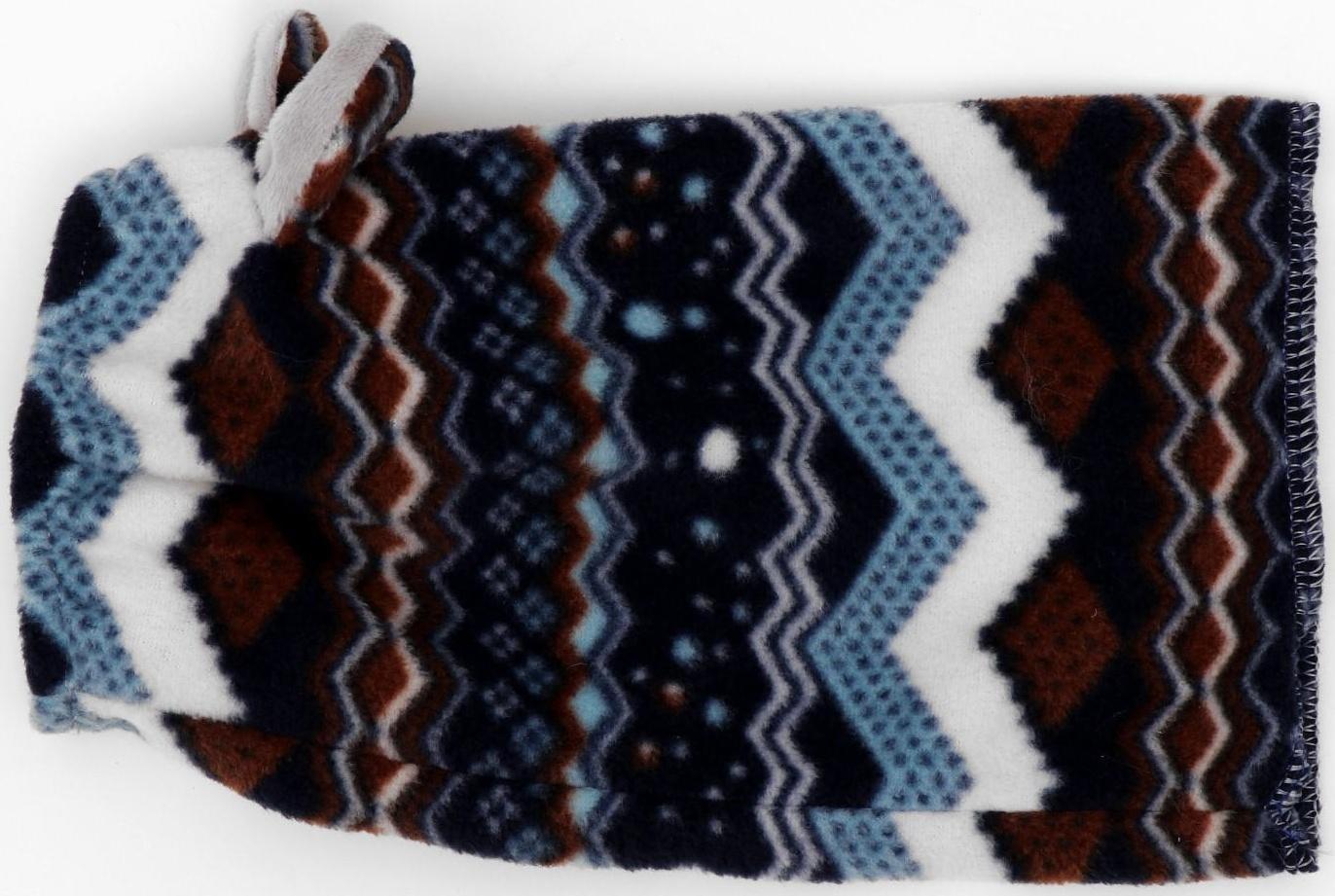 Шапка-капор зимняя для собак, L-XL (ДС 26-28 см, ОМ 34-36 см), микс