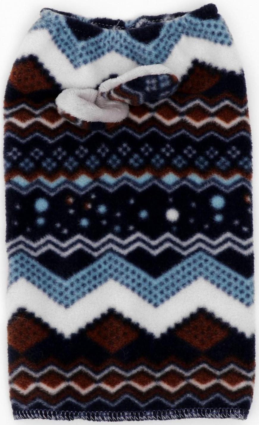 Шапка-капор зимняя для собак, L-XL (ДС 26-28 см, ОМ 34-36 см), микс