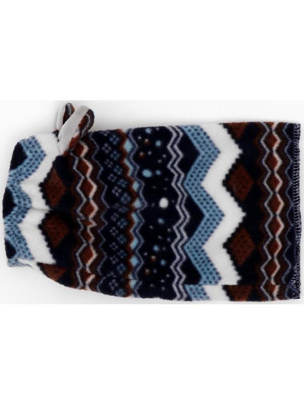 Шапка-капор зимняя для собак, L-XL (ДС 26-28 см, ОМ 34-36 см), микс