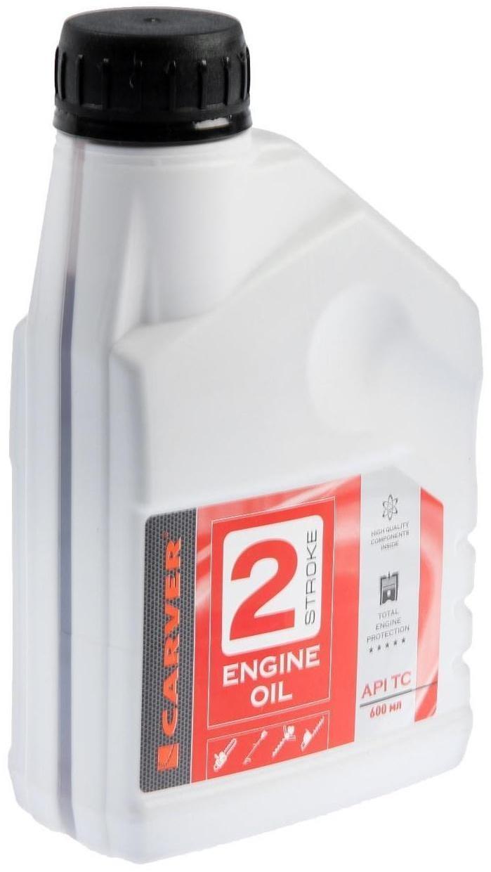 Масло CARVER 2 Stroke Engine oil, для двухтактных двигателей, минеральное, API TC, 0.6 л