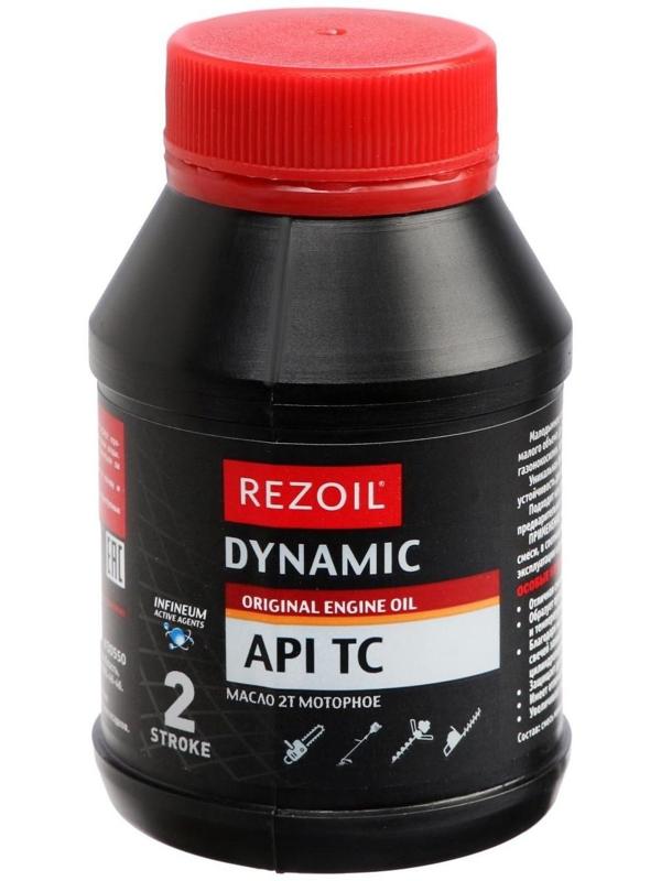 Масло Rezoil DYNAMIC 2Т, для двухтактных двигателей, минеральное, API TС, 0.1 л