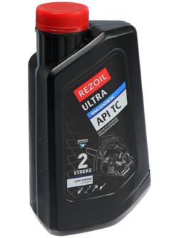 Масло Rezoil ULTRA 2Т, для двухтактных двигателей, п/синт., API TC, 0.946 л
