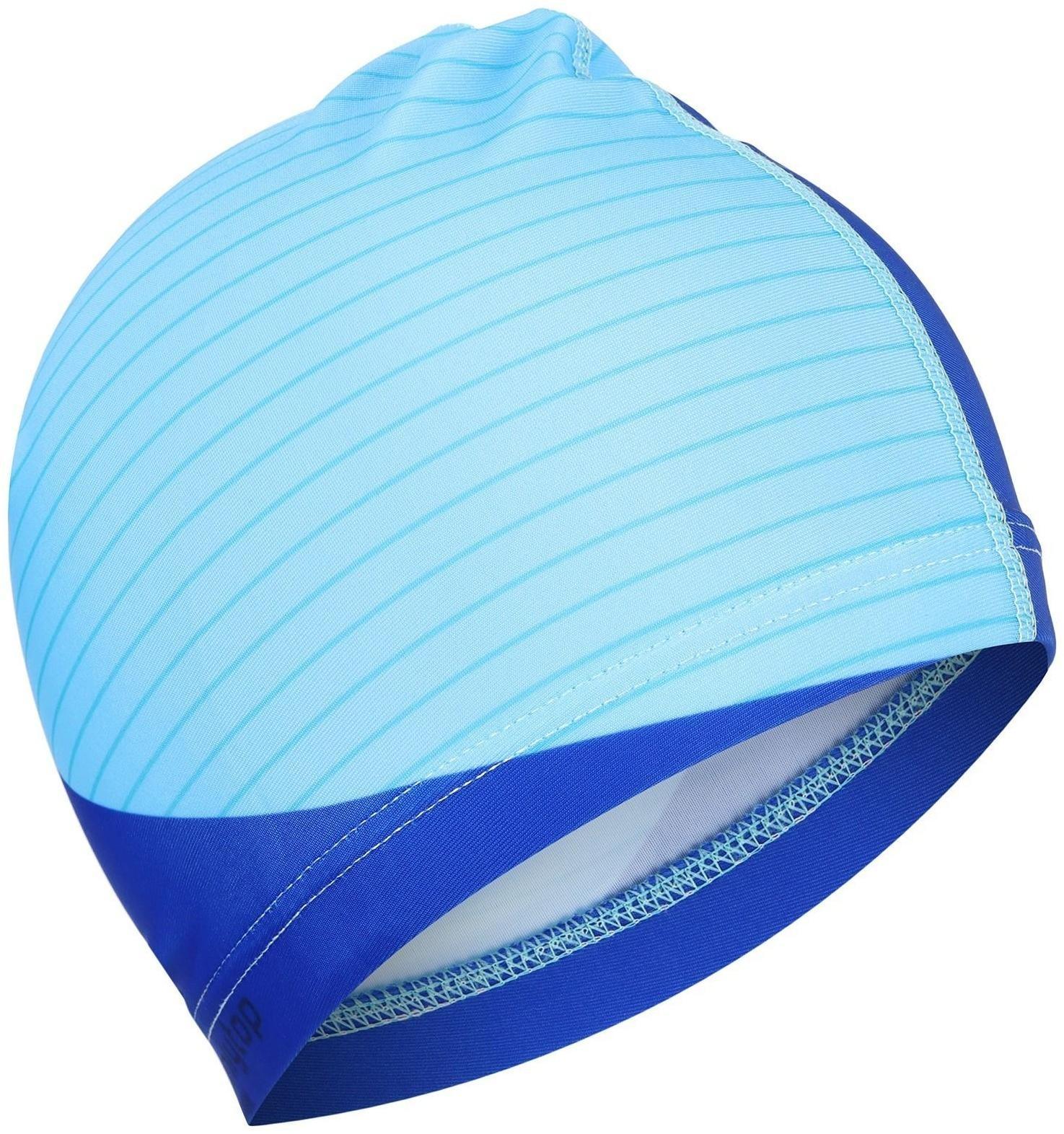 Шапочка для плавания взрослая, тканевая, обхват 54-60 см