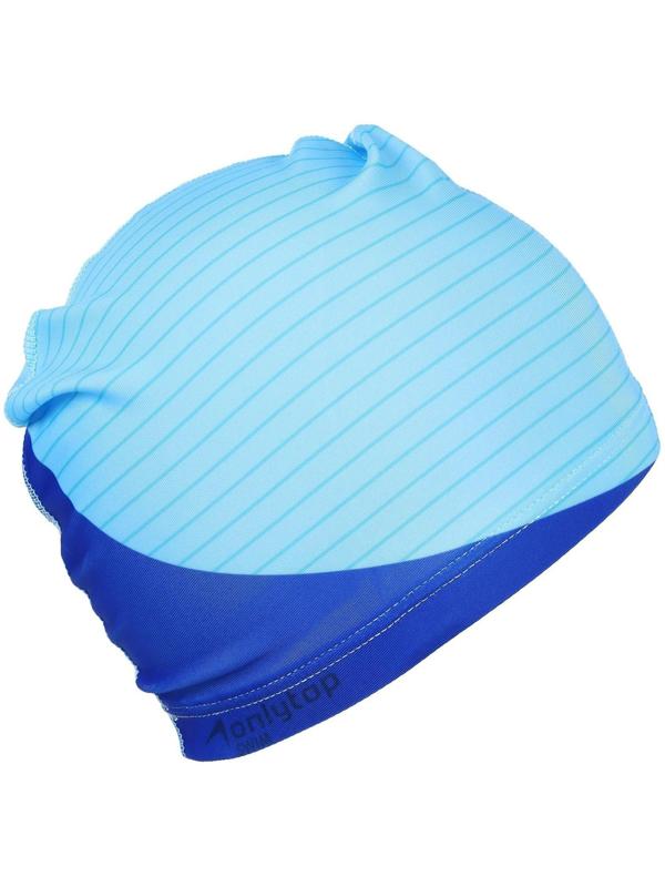 Шапочка для плавания взрослая, тканевая, обхват 54-60 см