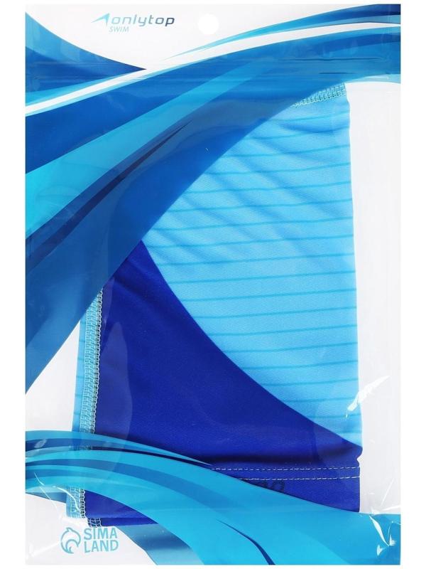 Шапочка для плавания взрослая, тканевая, обхват 54-60 см