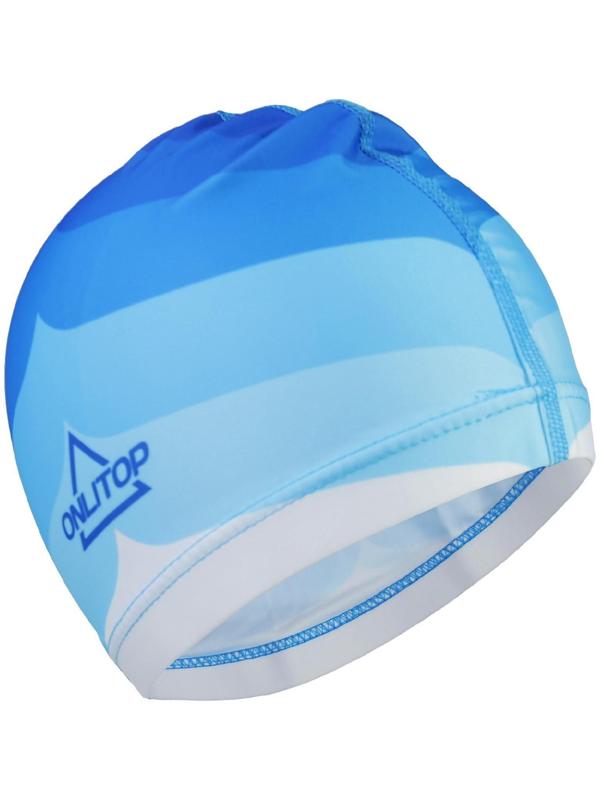Шапочка для плавания взрослая ONLYTOP Swim, тканевая, обхват 54-60 см