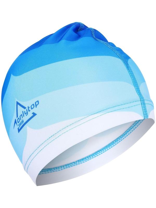 Шапочка для плавания взрослая ONLYTOP Swim, тканевая, обхват 54-60 см