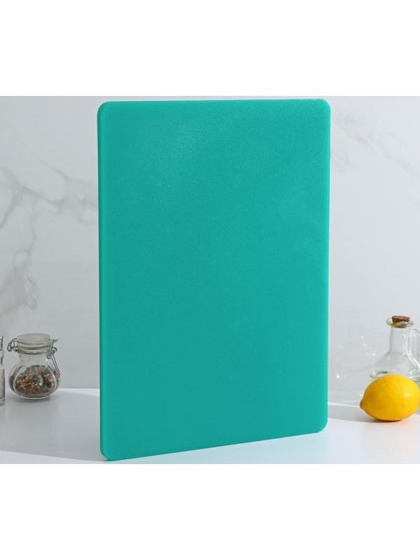 Доска профессиональная разделочная 40×30 см, толщина 1,2 см, цвет зелёный