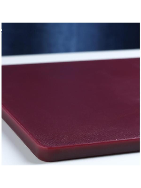 Доска профессиональная разделочная Доляна, 40×30 см, толщина 1,8 см, цвет коричневый