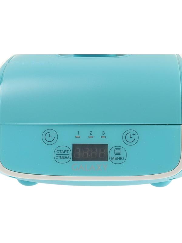 Йогуртница Galaxy GL 2693, 20 Вт, 90  мл, 9 ёмкостей, таймер, голубая