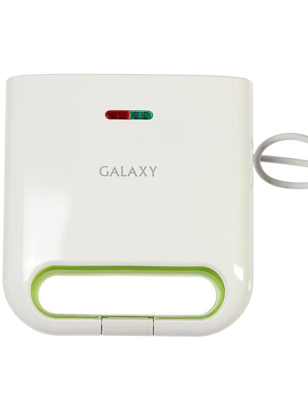 Электровафельница Galaxy GL 2963, 800 Вт, венские вафли, антипригарное покрытие, белая