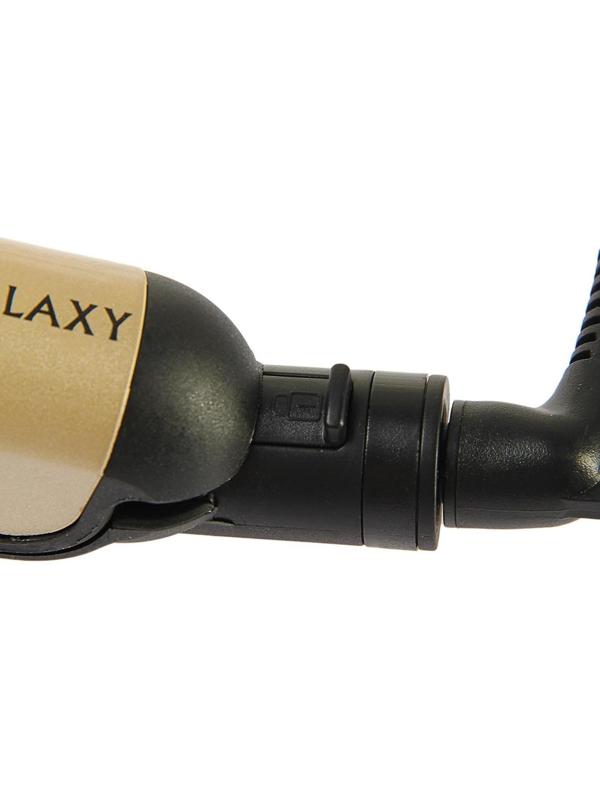 Выпрямитель Galaxy GL 4519, 40 Вт, керамическое покрытие, 85х20 мм, до 180 °С, чёрный