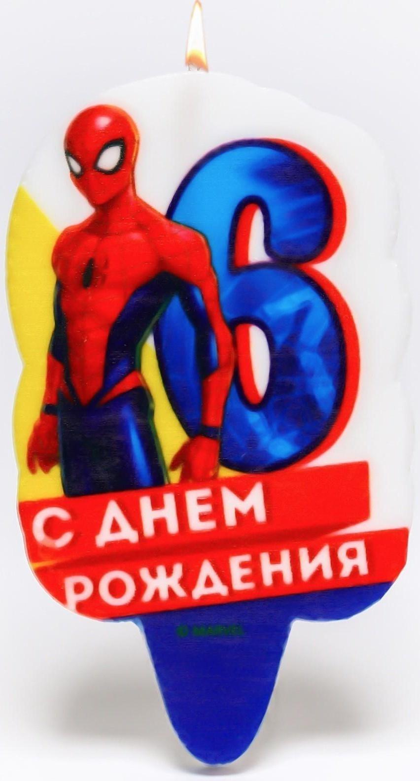 Свеча в торт 6 