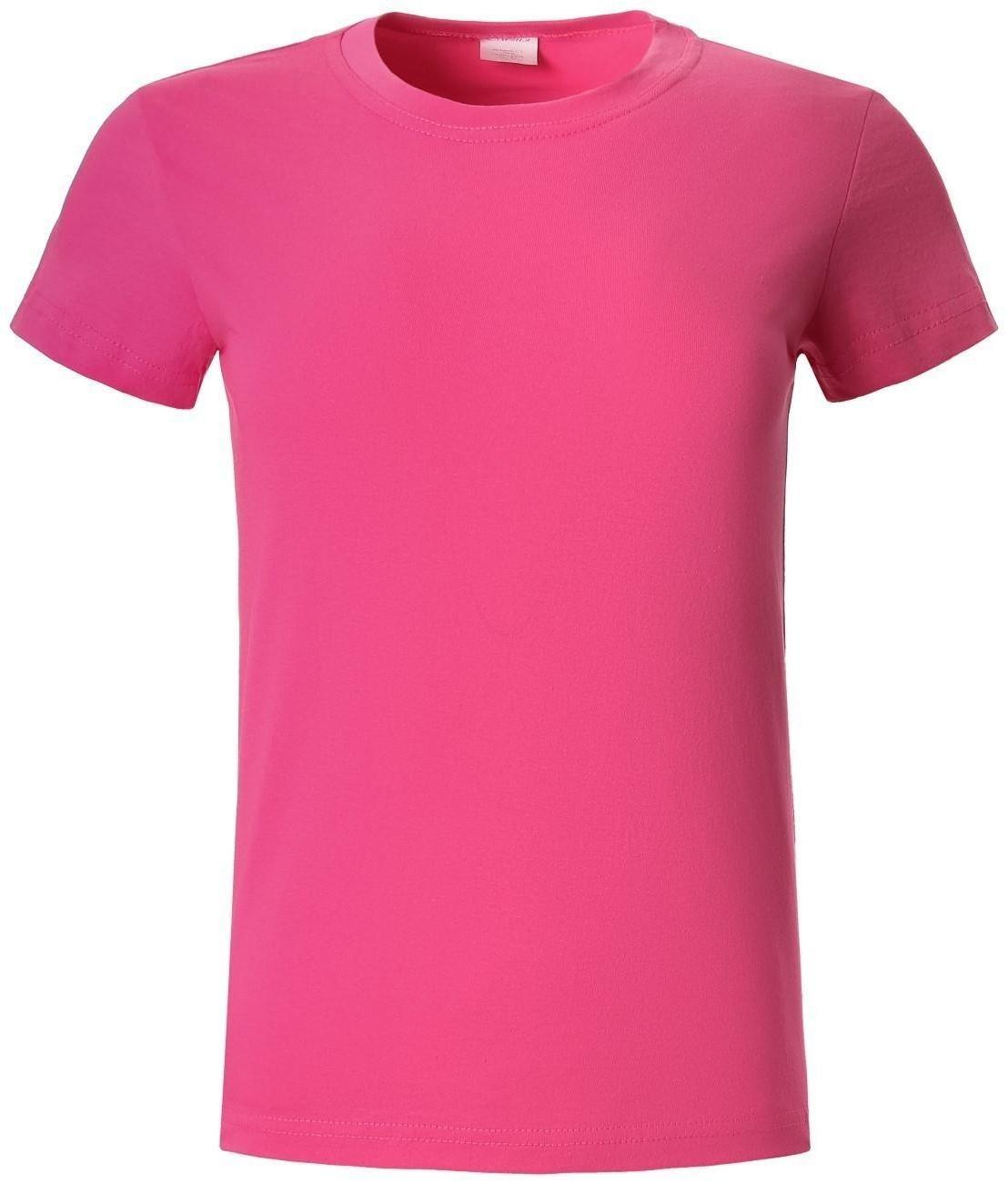 Футболка женская, цвет розовый МИКС, размер 48