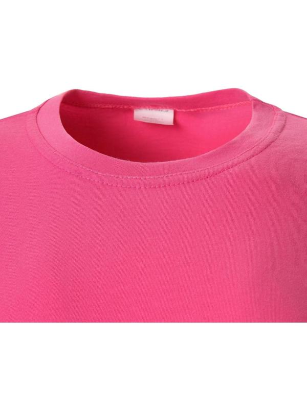 Футболка женская, цвет розовый МИКС, размер 48