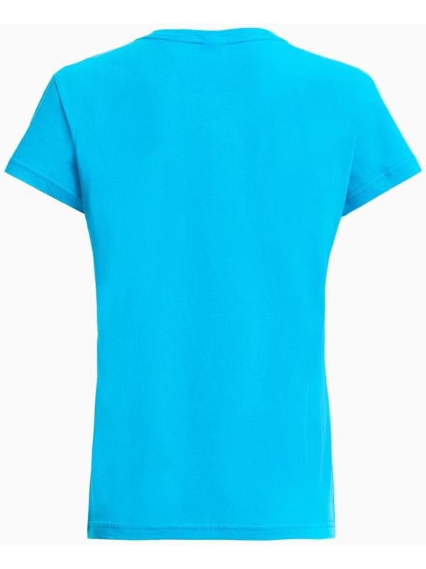 Футболка женская, цвет светло-синий/МИКС, размер 44