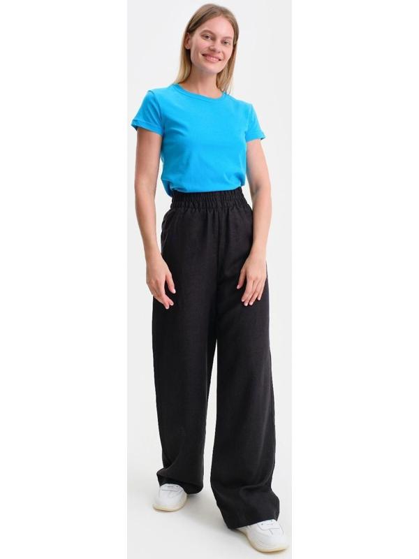 Футболка женская, цвет светло-синий/МИКС, размер 44