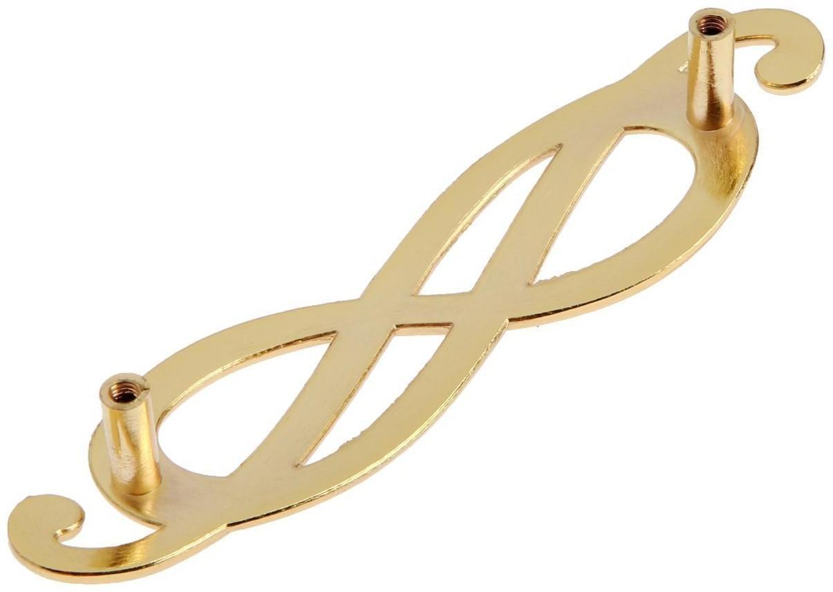 Ручка-скоба РС148GP, м/о 96 мм, цвет золото