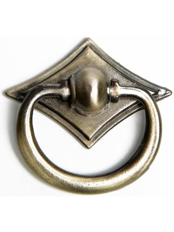 Ручка кнопка ТУНДРА РК028АВ, цвет бронза