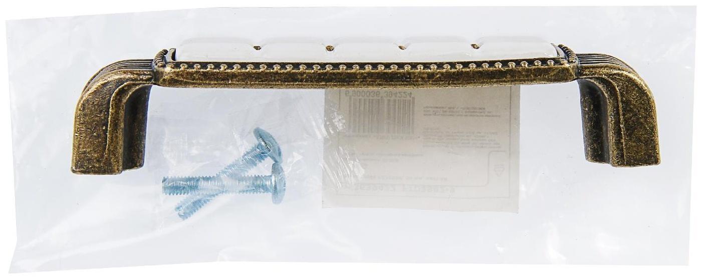 Ручка скоба ELEGANT РС150AB, 96 мм, керамическая, цвет бронза