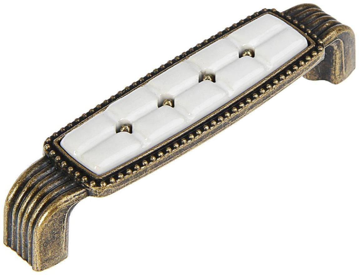 Ручка скоба ELEGANT РС150AB, 96 мм, керамическая, цвет бронза