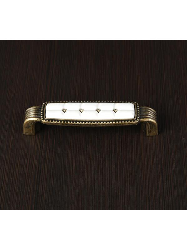 Ручка скоба ELEGANT РС150AB, 96 мм, керамическая, цвет бронза