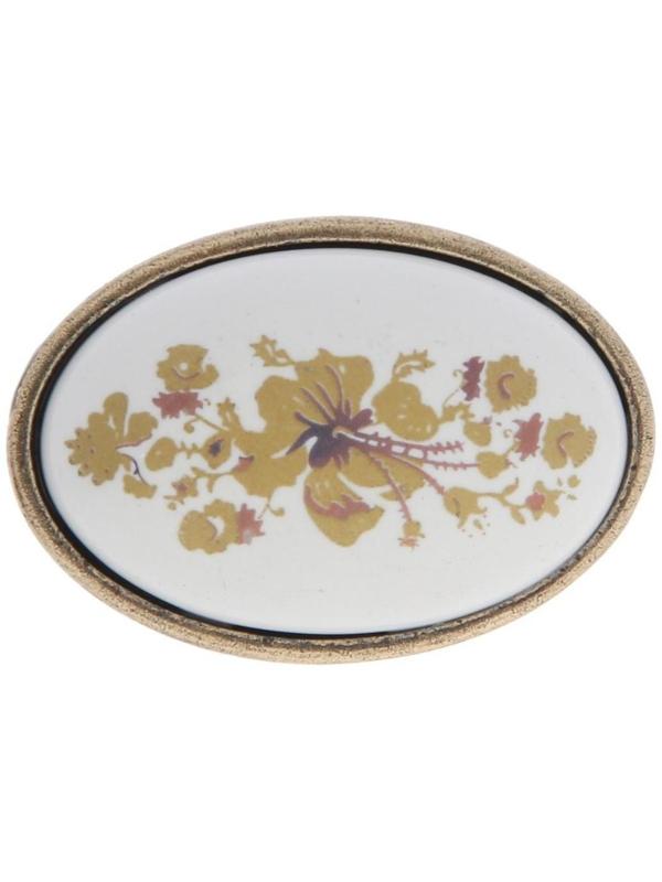 Ручка кнопка ТУНДРА РК023AB, цвет бронза