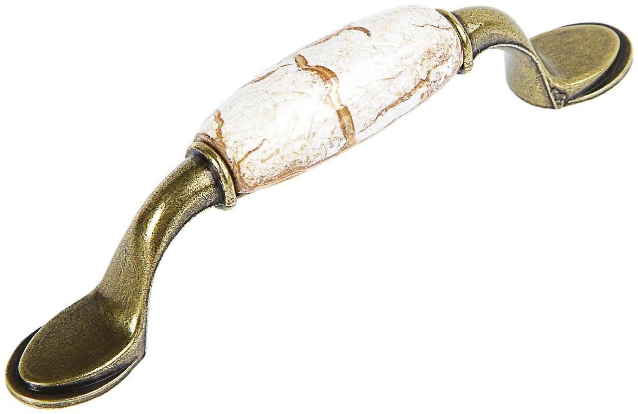 Ручка скоба ART ТУНДРА Ceramics 007, 96 мм, керамическая, бронза