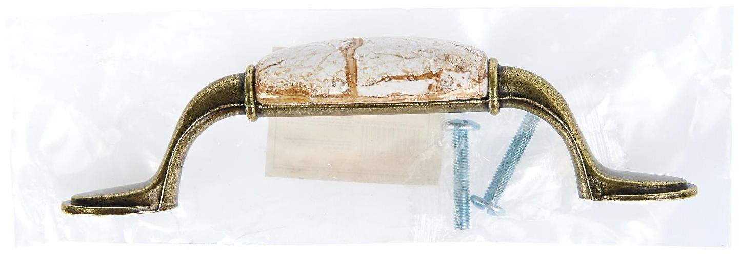 Ручка скоба ART ТУНДРА Ceramics 007, 96 мм, керамическая, бронза