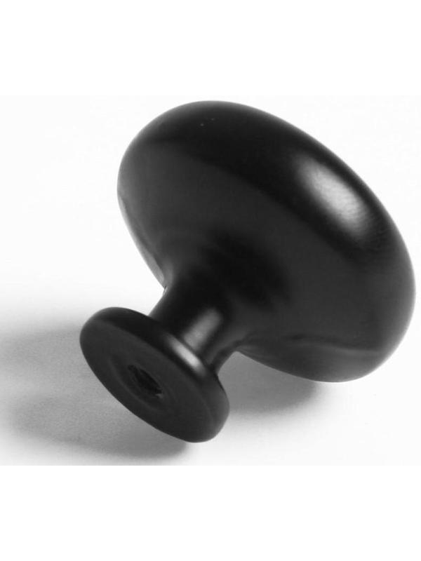 Ручка кнопка ТУНДРА PK036BL, черная