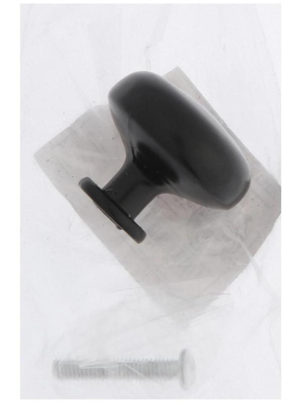 Ручка кнопка ТУНДРА PK036BL, черная