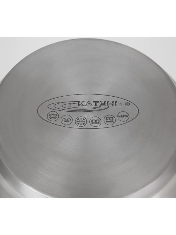 Набор кастрюль «Гретта», 3 предмета: кастрюли 2,2 л, 4,2 л, ковш 1,6 л, капсульное дно, индукция