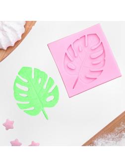 Молд «Лист.Тропики», 6,5×6,5 см, цвет МИКС