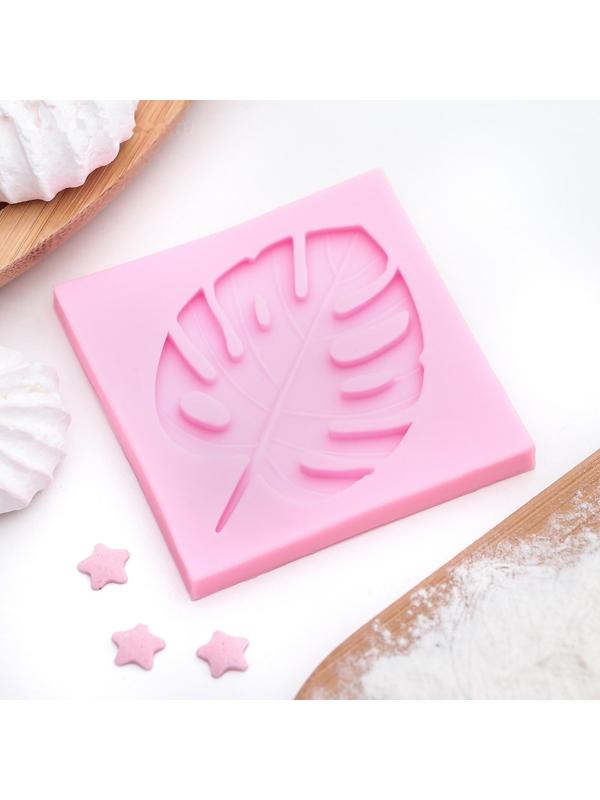 Молд «Лист.Тропики», 6,5×6,5 см, цвет МИКС