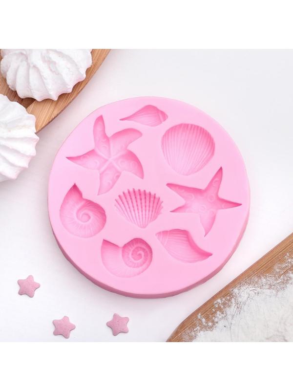 Молд «Морские звёзды», 8×8 см