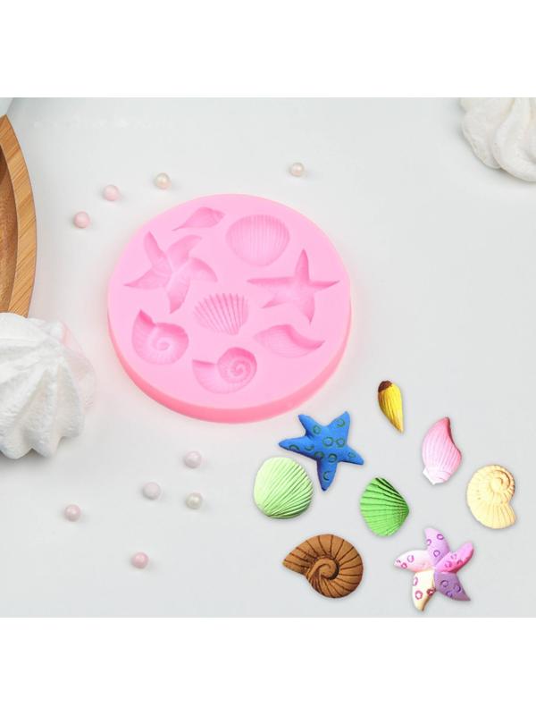 Молд «Морские звёзды», 8×8 см