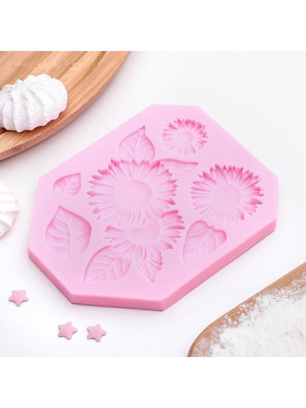 Молд «Подсолнухи», 12×9,5 см