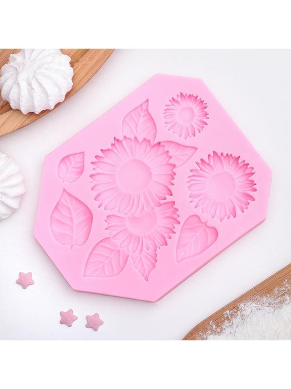 Молд «Подсолнухи», 12×9,5 см