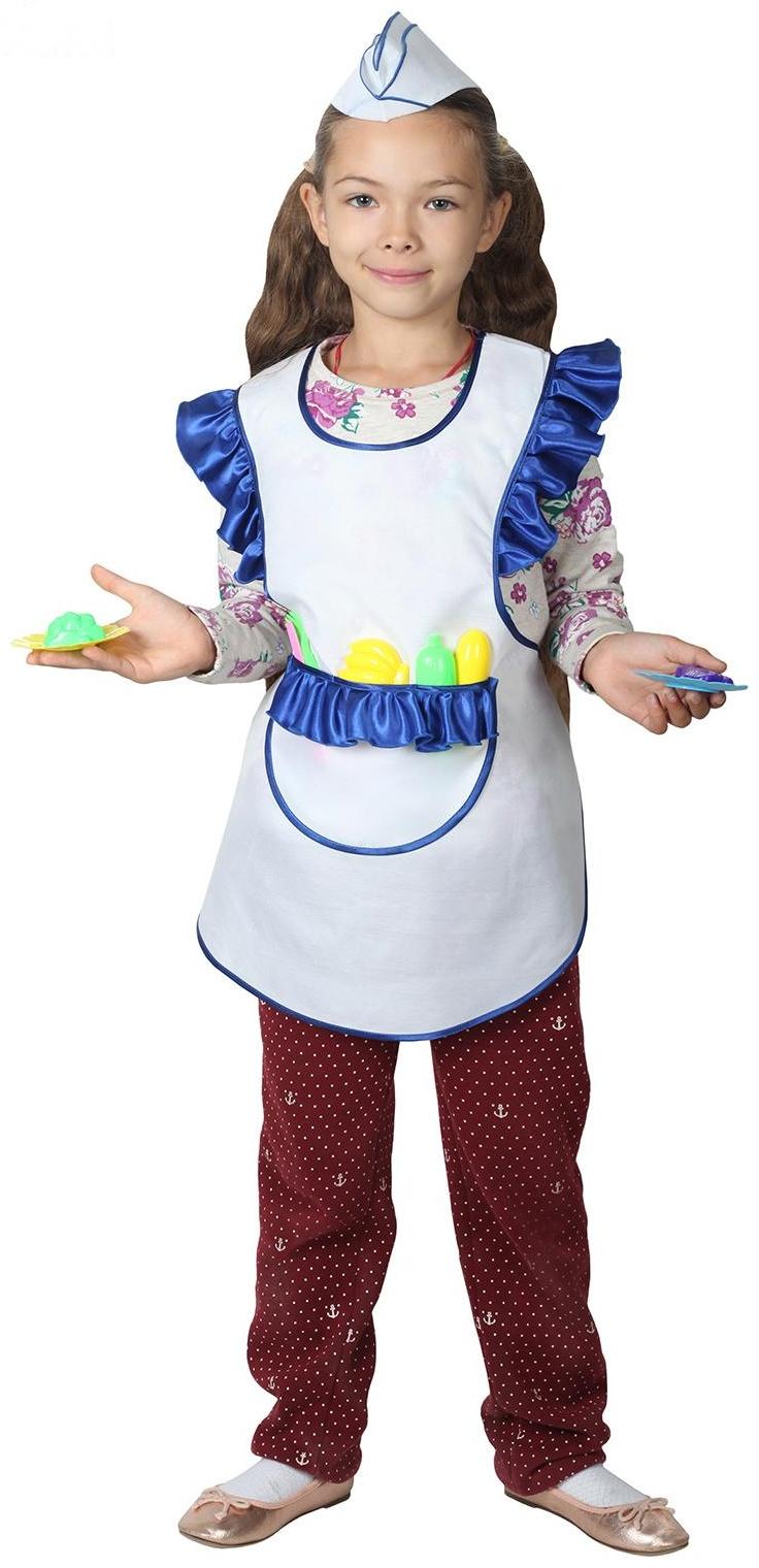 Набор продавца:фартук, пилотка,пластиковый набор 98-110