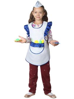 Набор продавца:фартук, пилотка,пластиковый набор 98-110