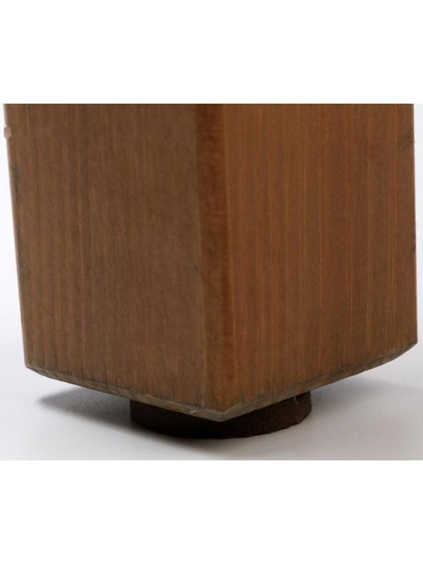 Накладка мебельная круглая ТУНДРА, d=25 мм, 18 шт., полимерная, коричневая