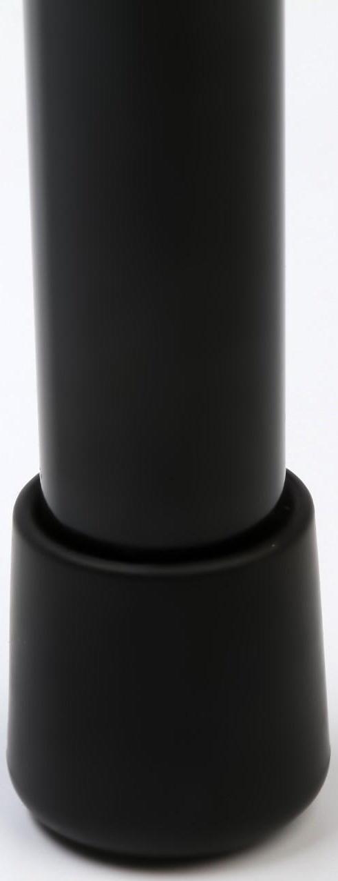 Накладка мебельная круглая ТУНДРА, d=25 мм, 4 шт., черная