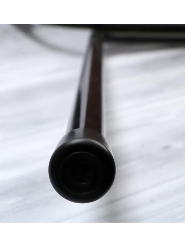 Накладка мебельная круглая ТУНДРА, d=25 мм, 4 шт., черная